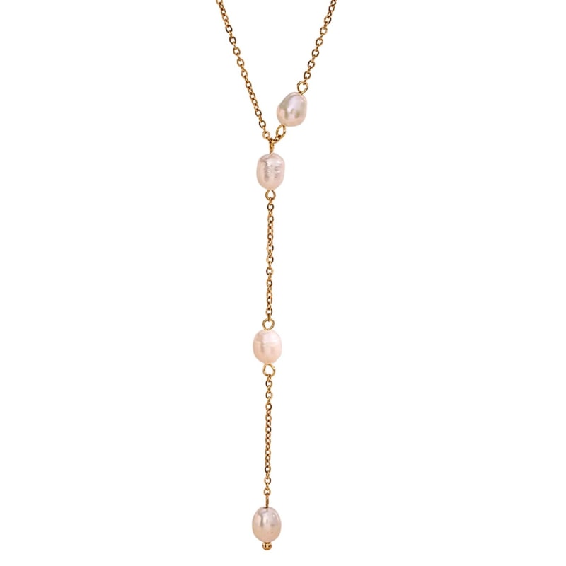 Thumbnail of Pearl Lariat Necklace image