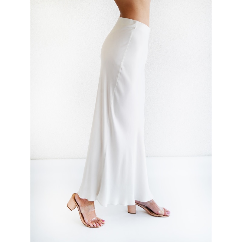 Thumbnail of Pearly Vegan Silk Long Skirt image