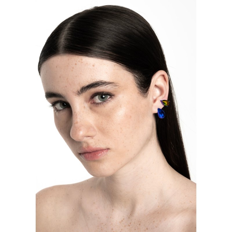 Thumbnail of Blue Kusanagi Drop Earrings image