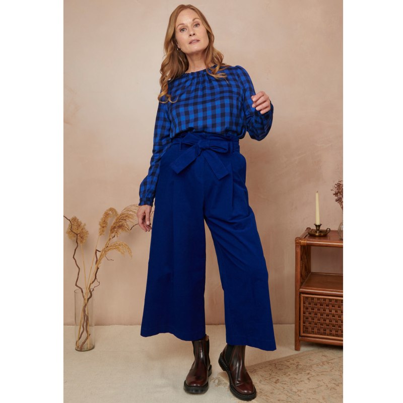 Thumbnail of Gilda Needlecord Cobalt Blue Trouser image