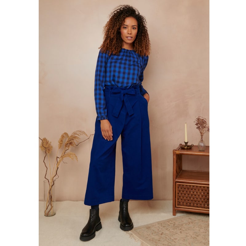 Thumbnail of Gilda Needlecord Cobalt Blue Trouser image