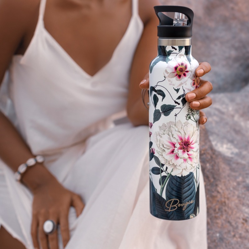 Thumbnail of Peony | Insulated Water Bottle With Flip 'N' Sip Lid image