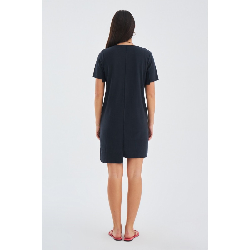 Thumbnail of Fine Knitted Mini Summer Dress In Anthracite image