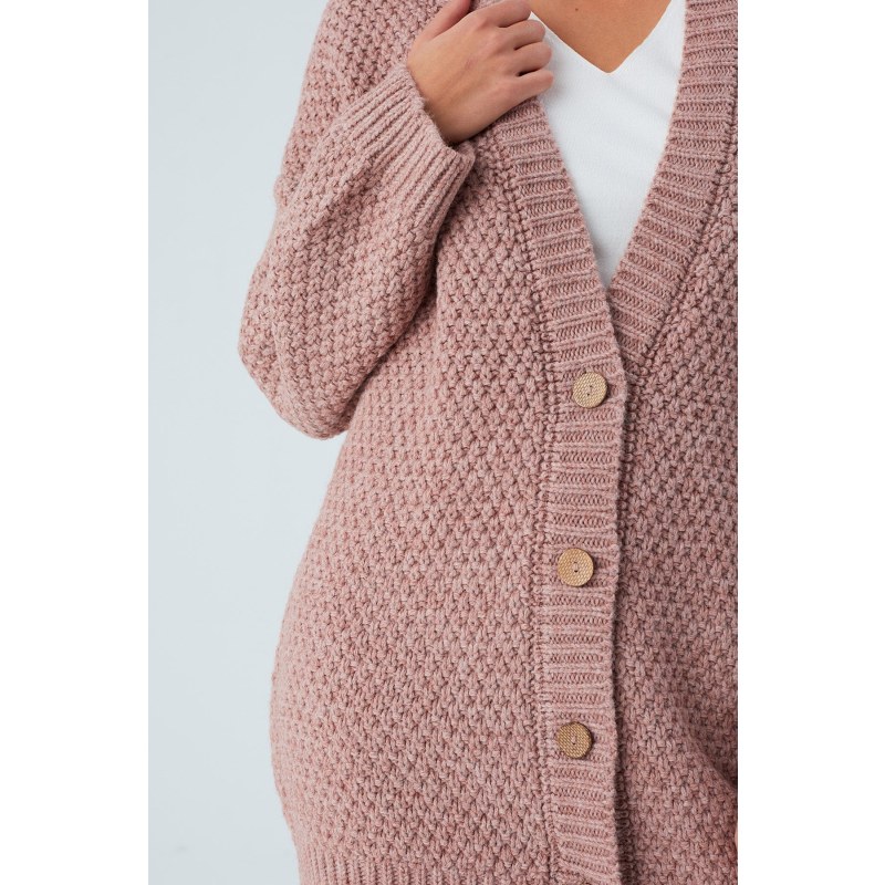 Maya Cotton Cashmere Oversized Cardigan - Sustainable Sweaters