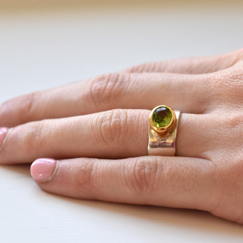 Thumbnail of Peridot Band Ring image