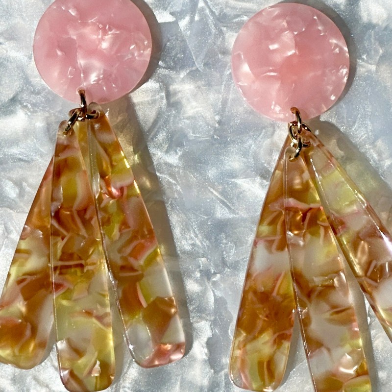 Thumbnail of Petal Drop Earrings In Centerpiece Of Attention image