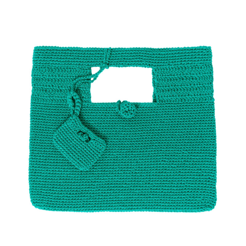 Thumbnail of Santorini Crochet Bag In Green image