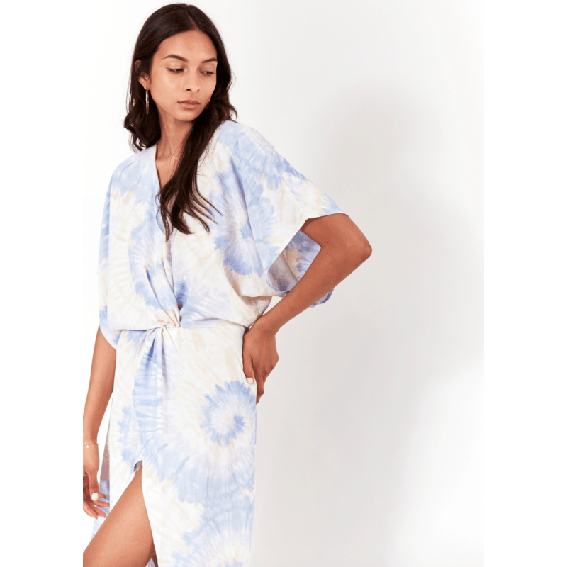 Thumbnail of Joey Maxi Dress - Ice Blue Tie Dye image