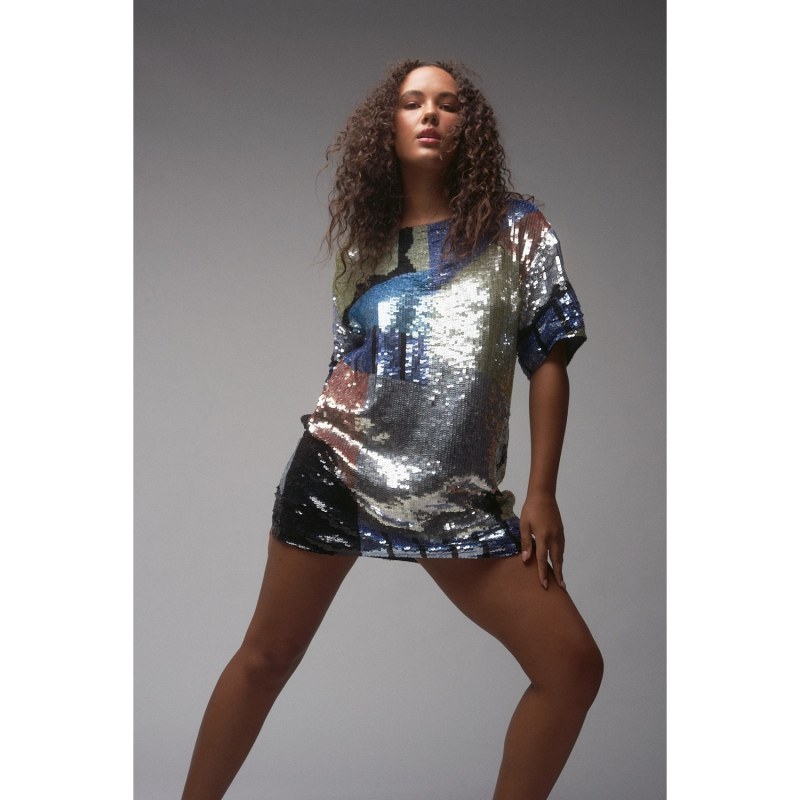 Thumbnail of Lexi T-Shirt Sequin Dress image