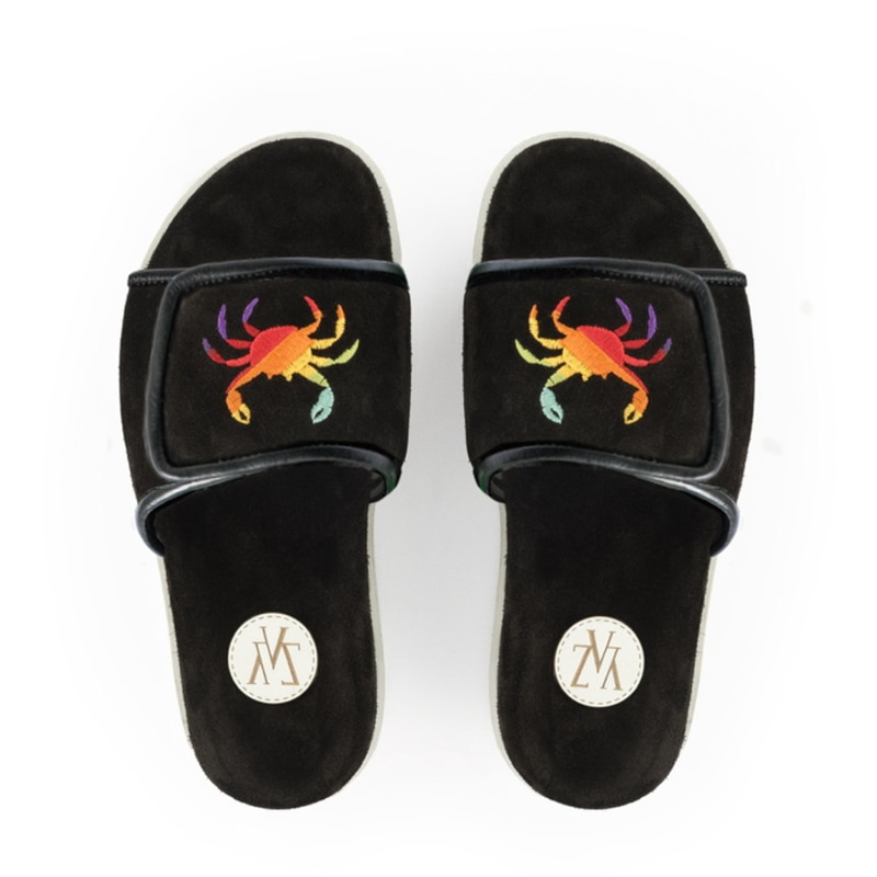 Thumbnail of Phin Suede Slides -Black image