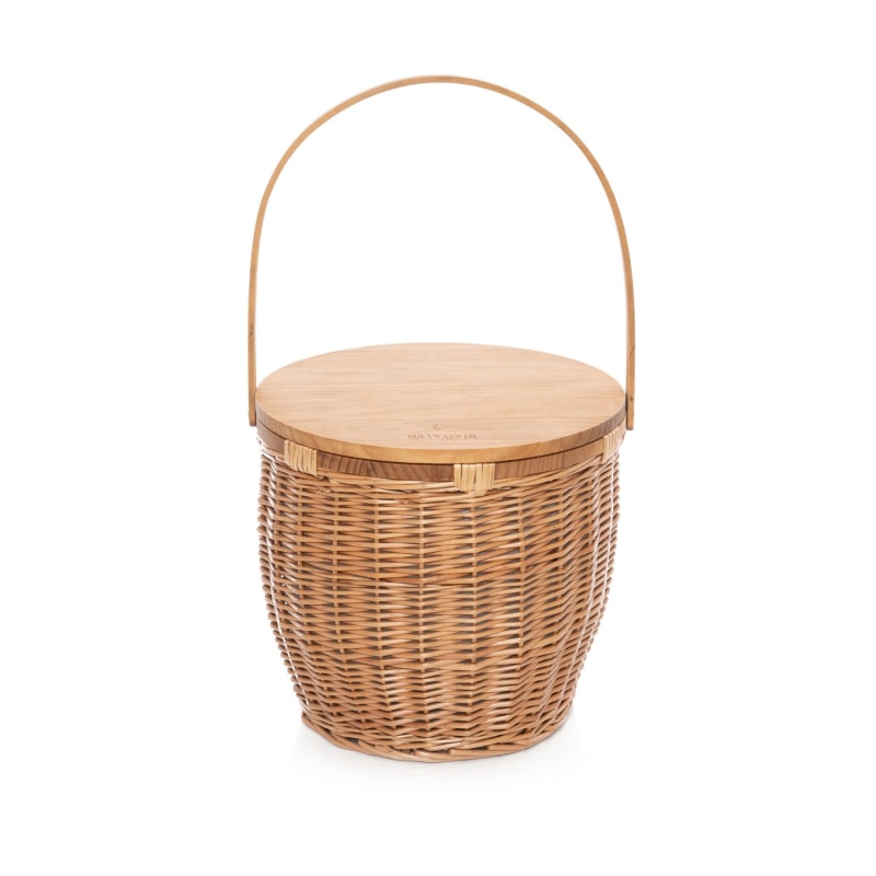 Thumbnail of Insulated Picnic Basket With Removable Lid image