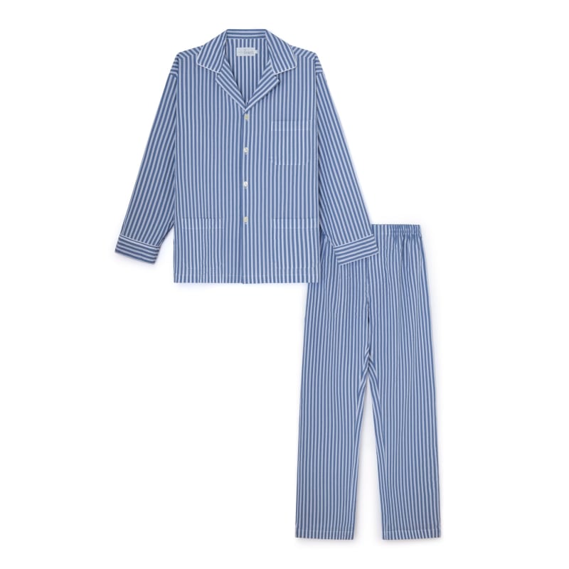 Classic Men Pyjamas Kodak Stripes Vicky Bargallo Wolf Badger