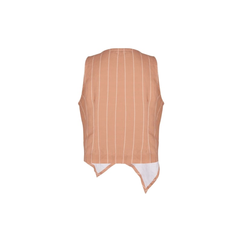 Thumbnail of Pin Stripe Linen Vest image