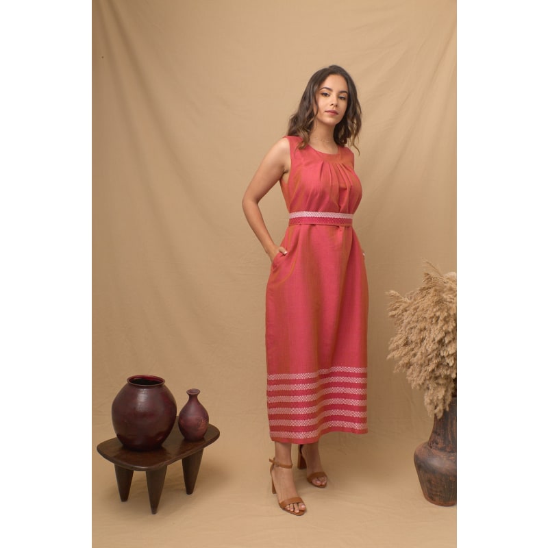 Thumbnail of Fadila Sleeveless Shift Dress Pink image