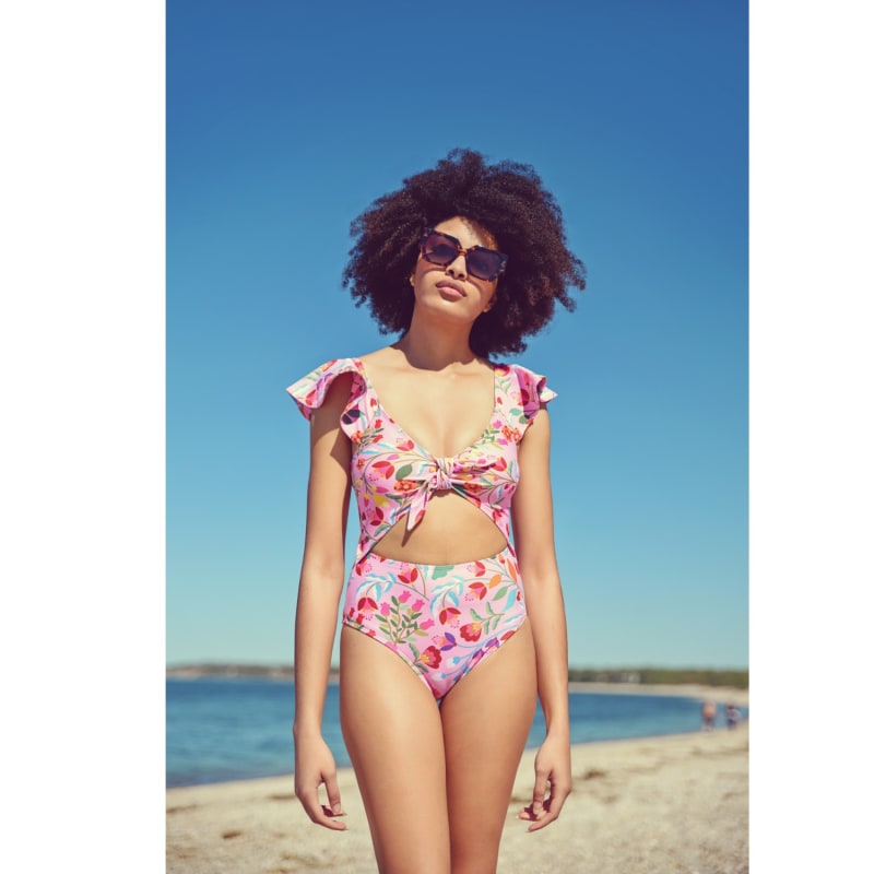 Thumbnail of Pink Garden One-Piece Swimsuit image