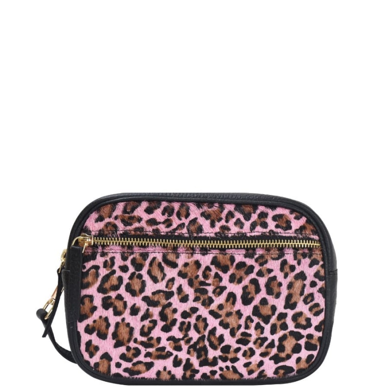 Leopard print camera bag hot sale