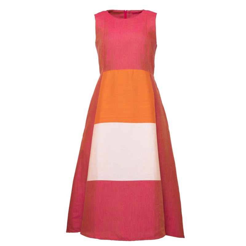 Thumbnail of Sadio Full Skirt Dress Pink image