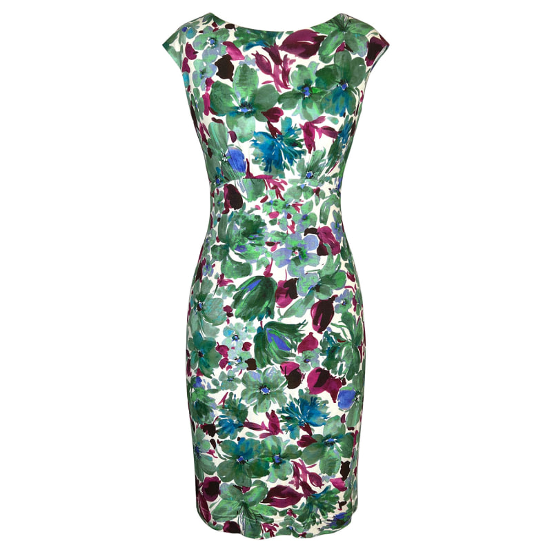 Thumbnail of Pippa Shift Dress In Paradise Green Floral Print image