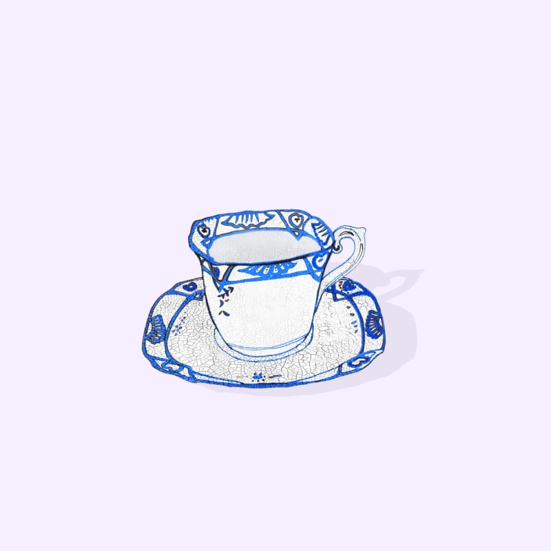 Thumbnail of Signed Print The Teacup Large image