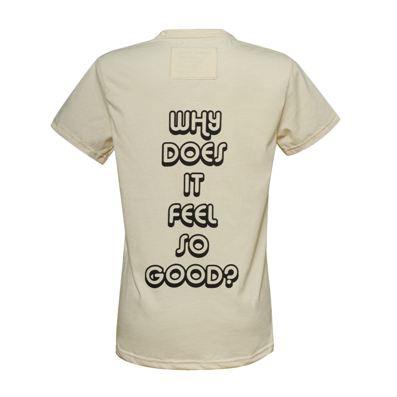 Thumbnail of Why Does it Feel so Good Women Tee - Earth Label image