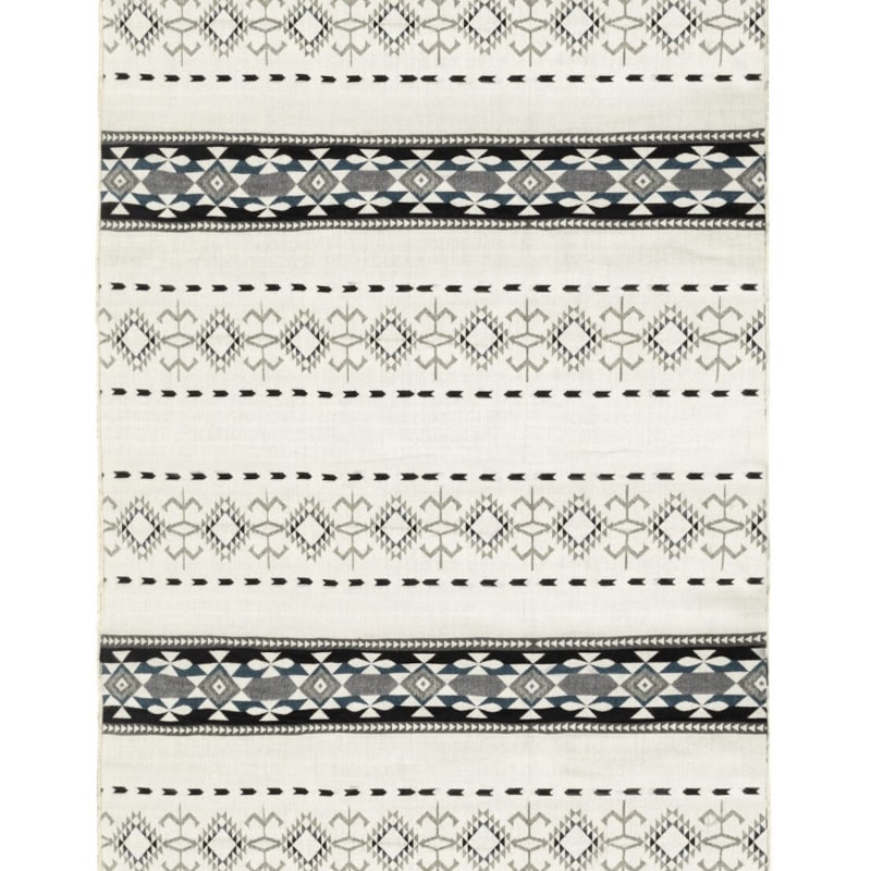 Thumbnail of Plaid, Throw Native The Cute Grey - Alpaca Wool image