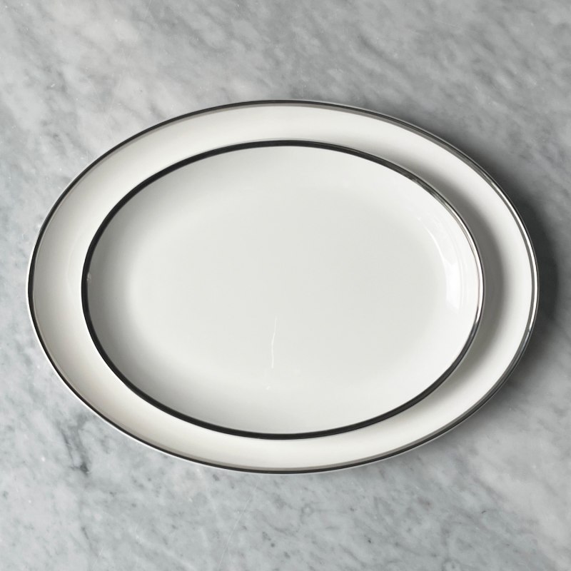 Thumbnail of Platinum Edge - 14 In. Oval Platter image