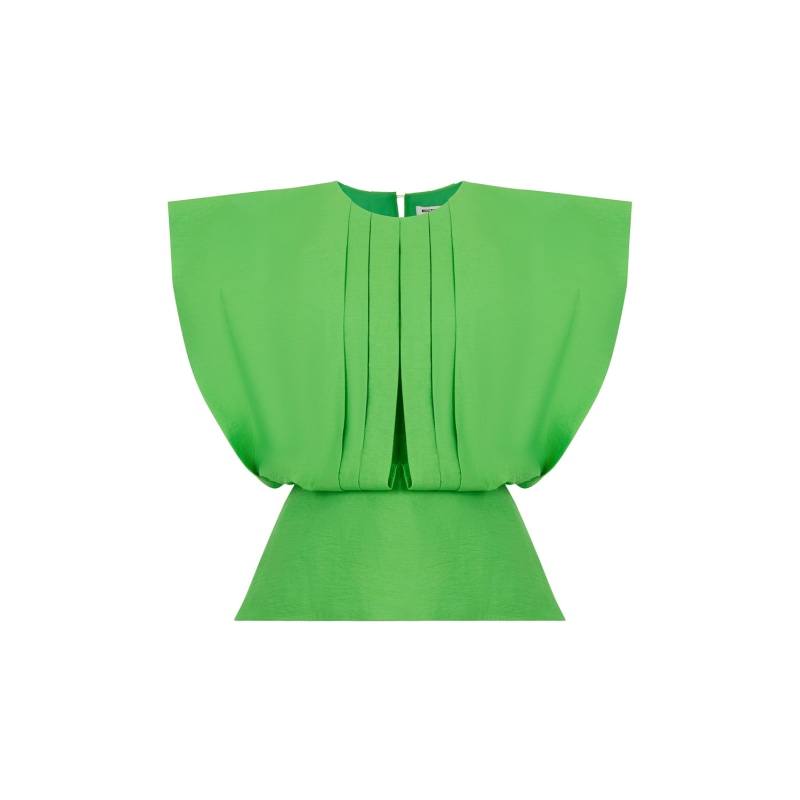 Green Strapless Crop Top, NOCTURNE