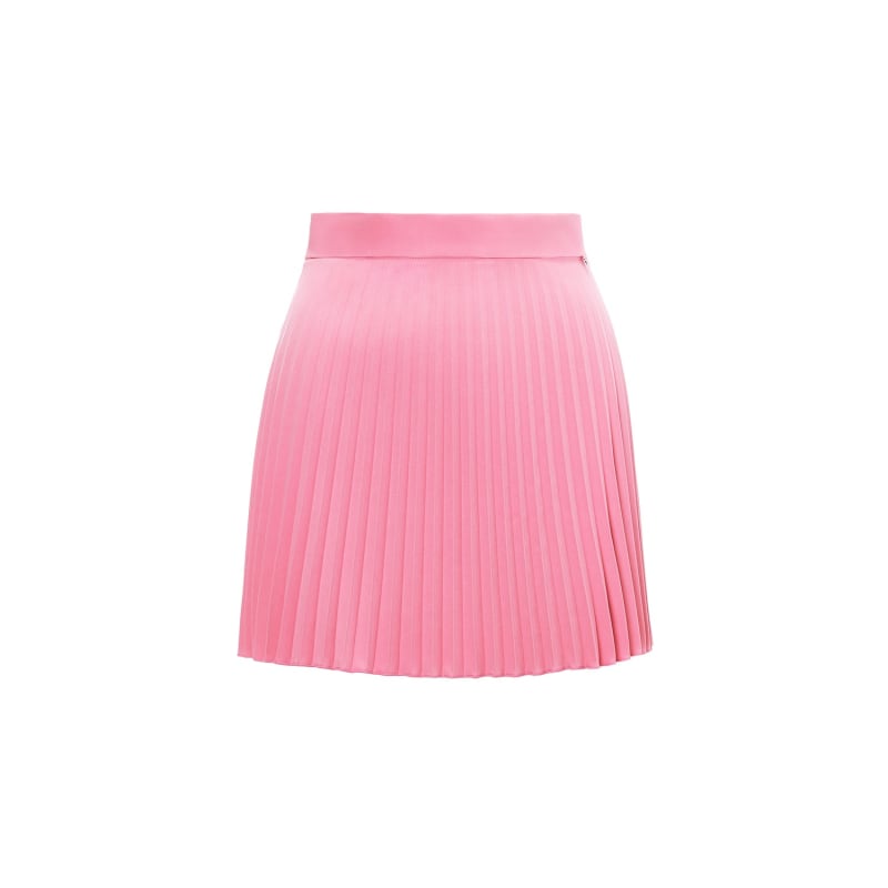 Pleated Mini Skirt Pink by Nissa