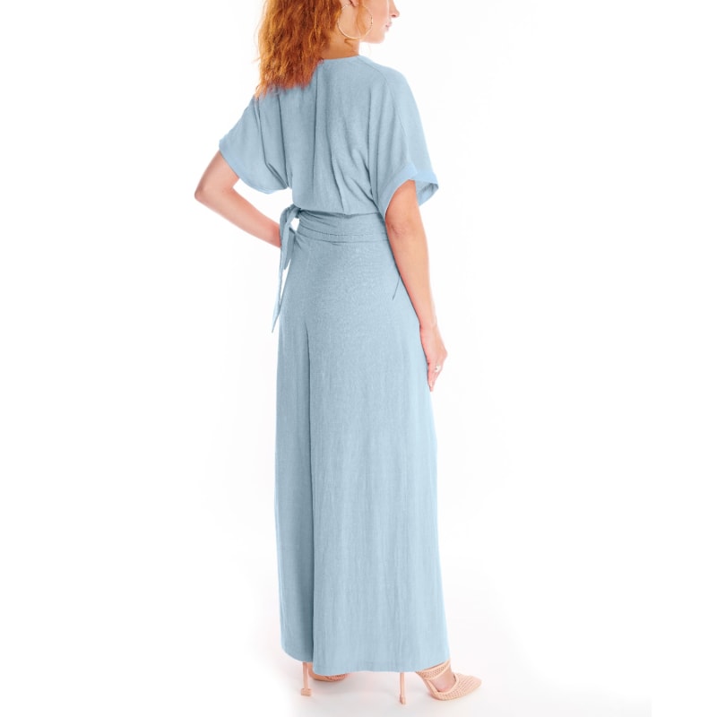 Thumbnail of Pleated Palazzo Pant - Blue image