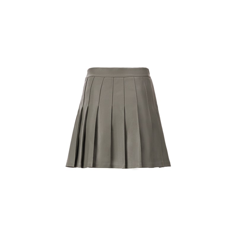 Thumbnail of Pleated Skirt In Olive Green image