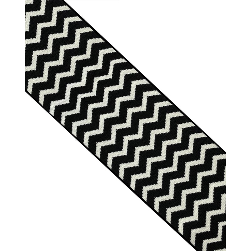 Thumbnail of Chevron Wool & Cashmere Scarf Black image