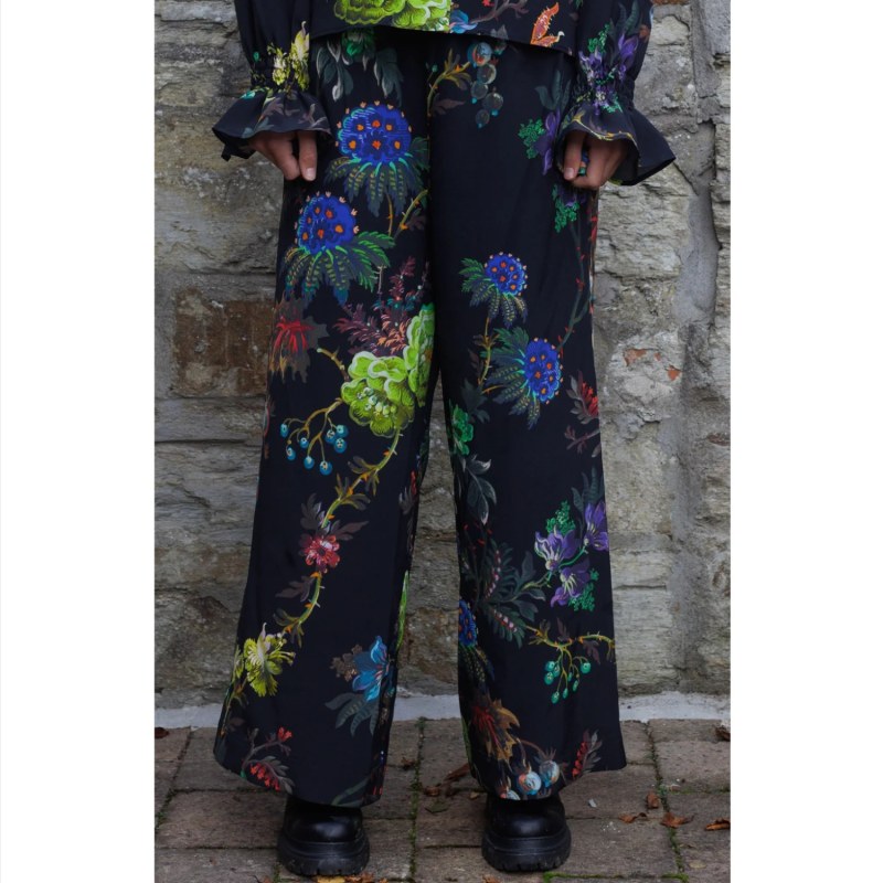 Thumbnail of Pluto Trousers In Witchflower print image