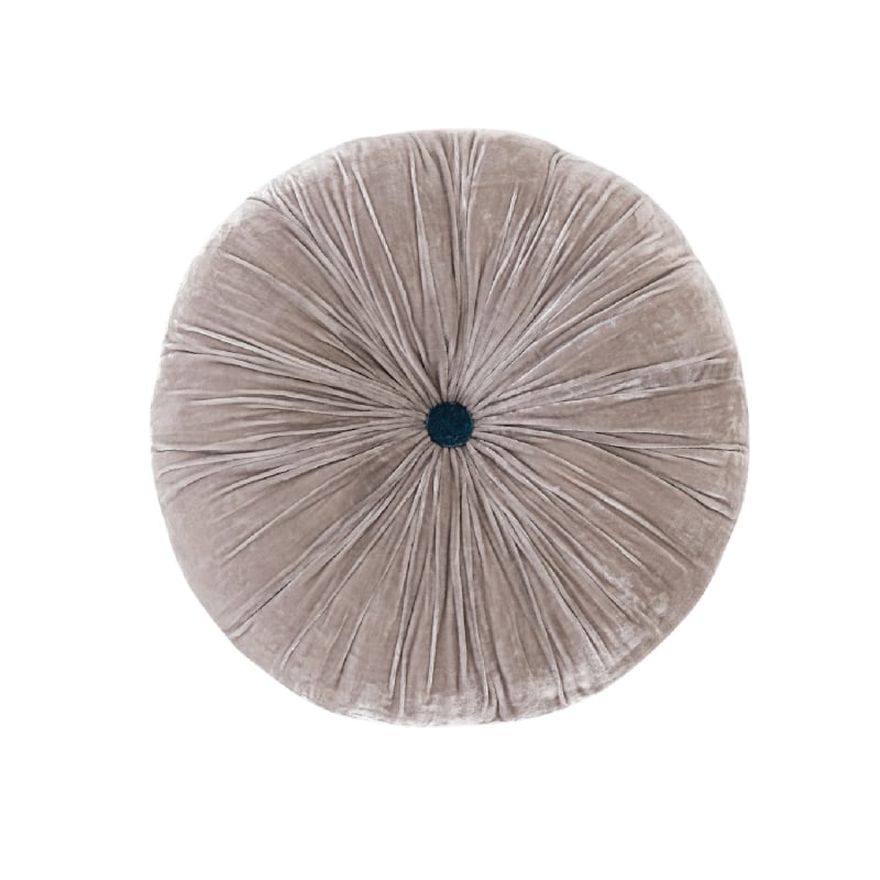 Thumbnail of Pumpkin Lush Velvet Cushion - Medium - Grey image