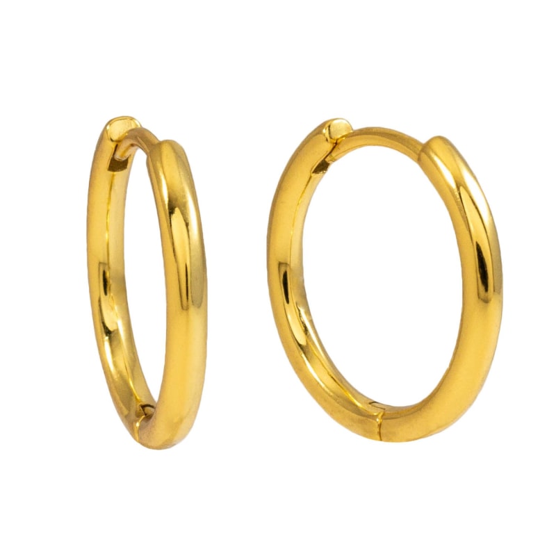 Classic Gold Hoop Earrings | MARIE JUNE Jewelry | Wolf & Badger