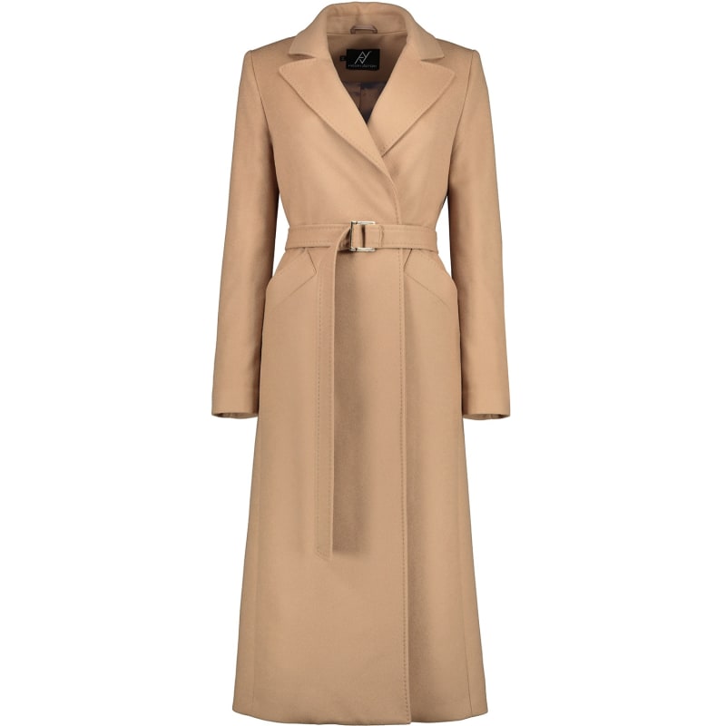 Timeless Icon Camel Wool-Blend Coat | Angelika Jozefczyk | Wolf & Badger