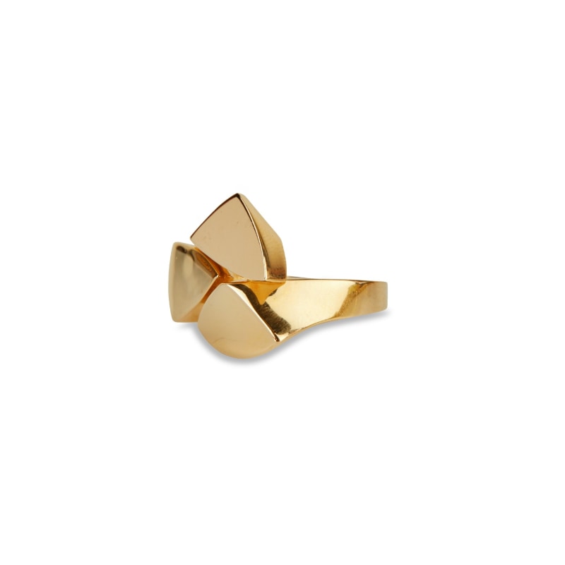 Thumbnail of Triangle Ring 14Ct Gold image