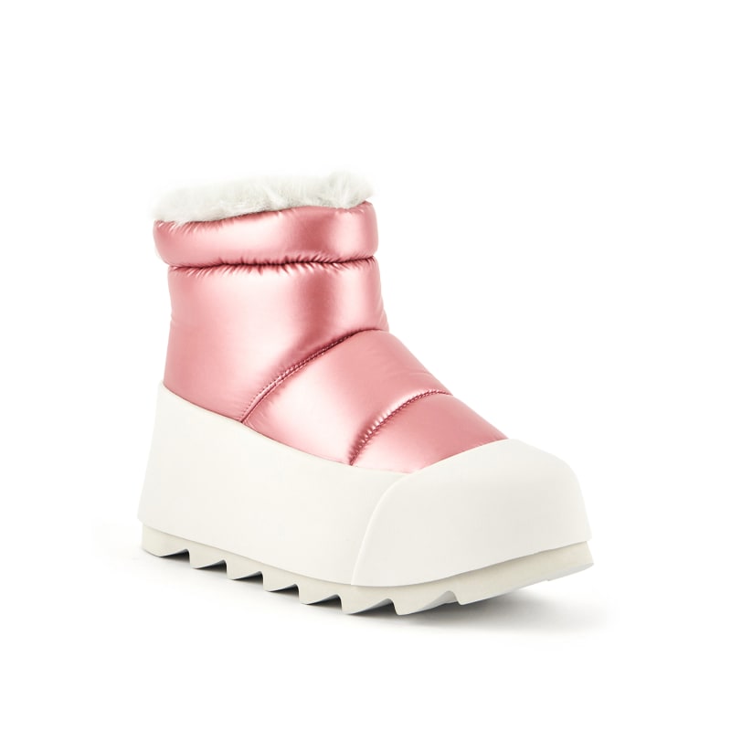 Pink clearance nude boots