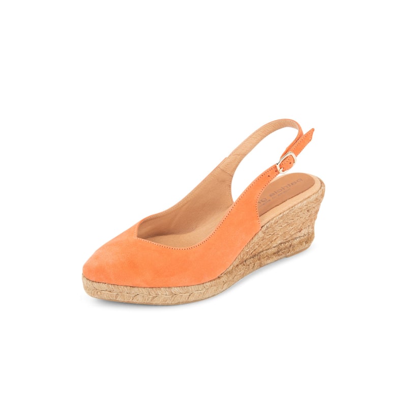 Poppy Espadrille Coral Patricia Green Wolf Badger