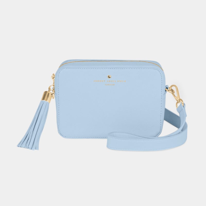 Carrie Crossbody Bag Powder Blue JLR London Wolf & Badger