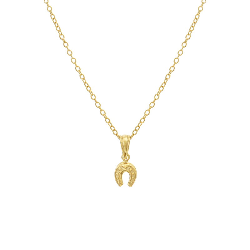 Thumbnail of Petite Horseshoe Pendant Necklace image