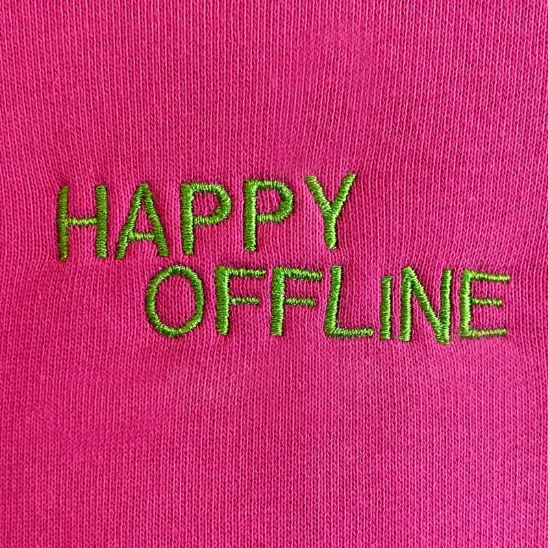 Thumbnail of Pink Happy Offline Sweatshirt image