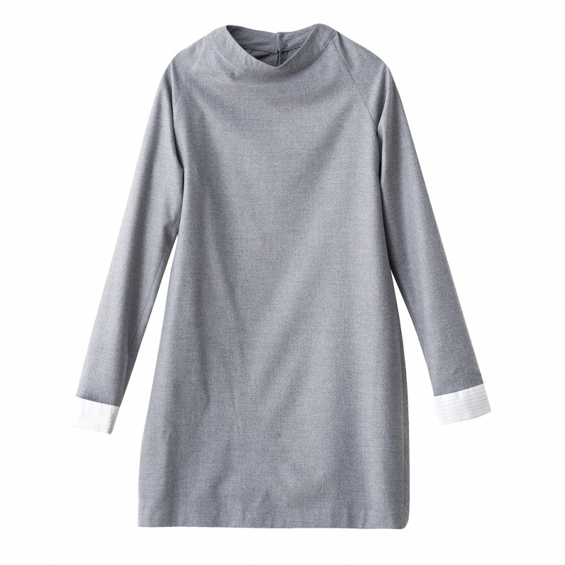 Thumbnail of Nova Grey Cashmere & Wool Dress image