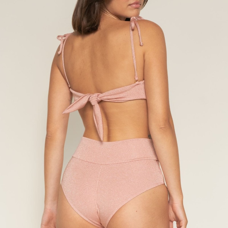 Our graceful Grecian-inspired bandeau swim top comes with a