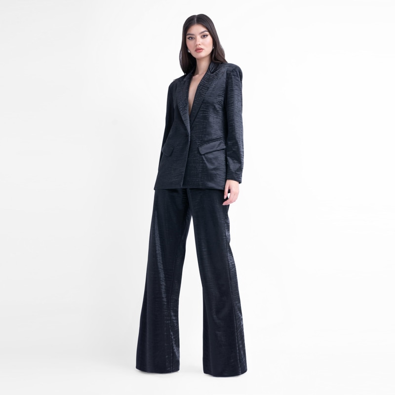 Straight cut blazer discount
