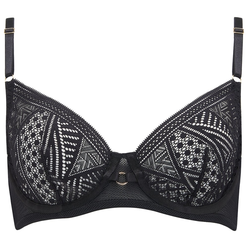 Lottie Recycled Mesh Ring Detail Triangle Bra - WE ARE WE WEAR