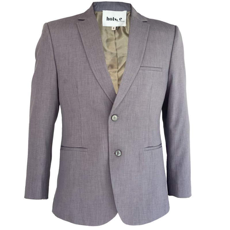 Lavender Stretch Suiting Tailored Jacket by hols.e