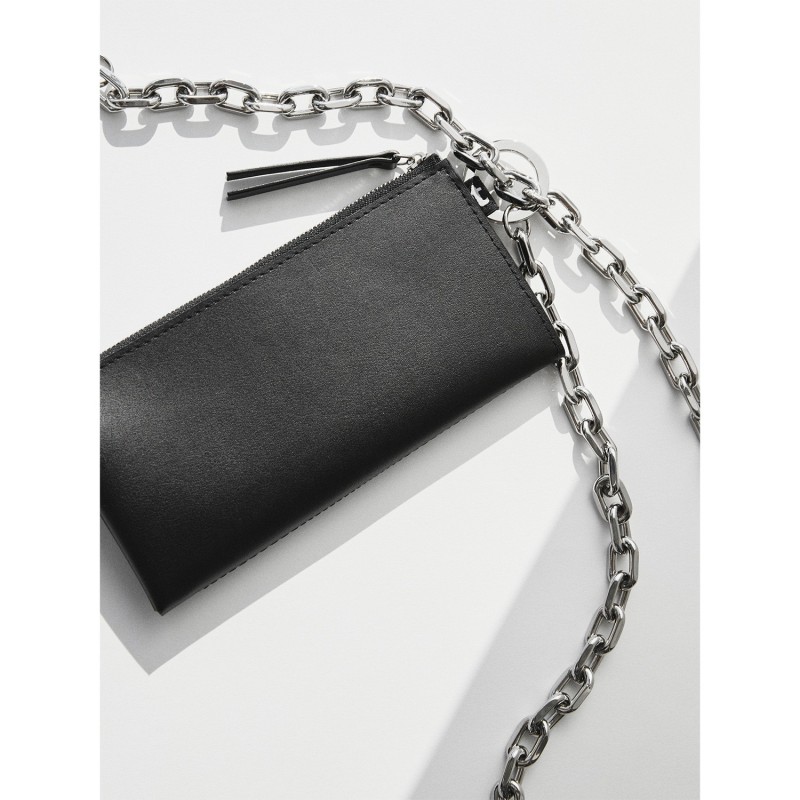 Thumbnail of Chain Strap For Vegan Leather Terrible Zip Pouch image