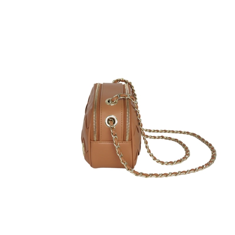 Thumbnail of Malibu Leather Camera Bag - Tan Gold Hardware image