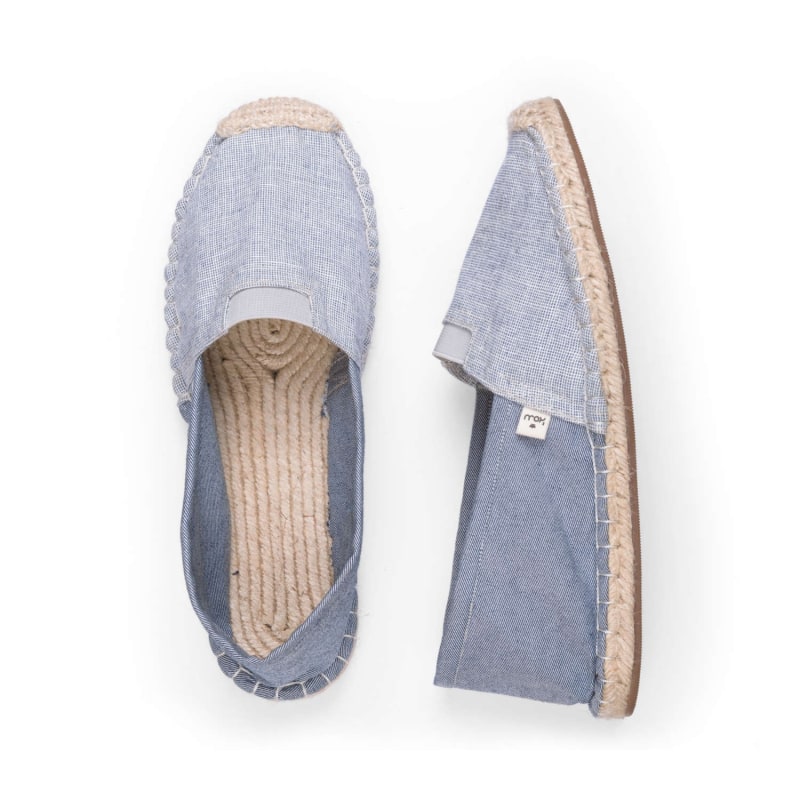 Thumbnail of Handmade Vegan Extrafit Espadrilles For Women In Caesious Blue image