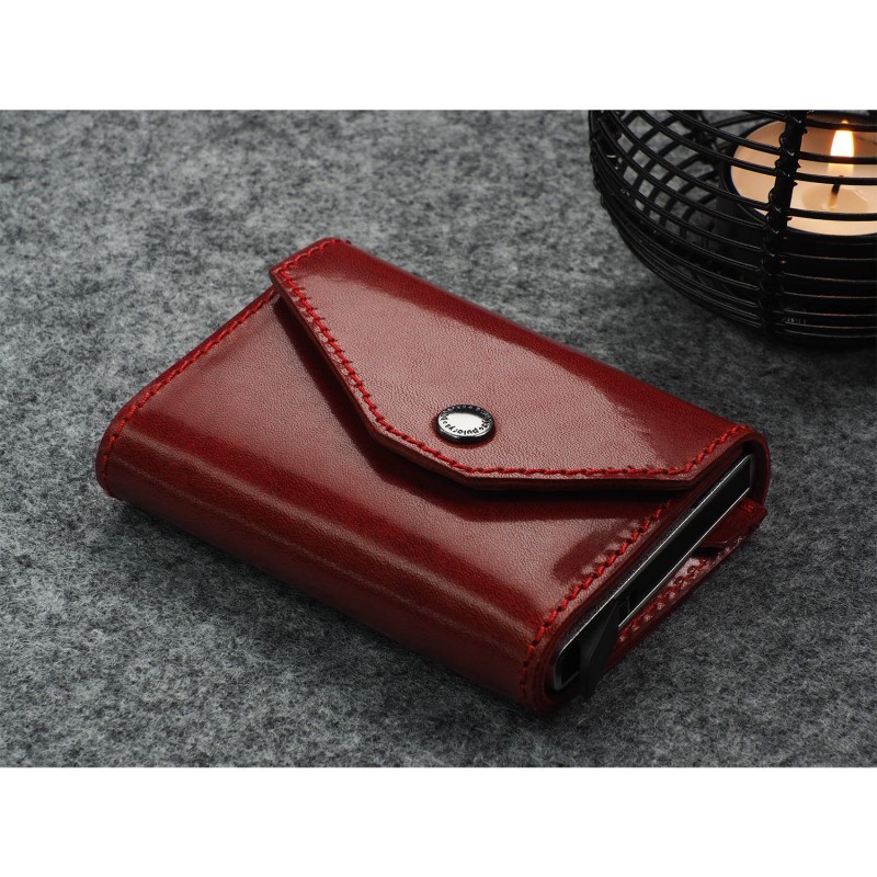 Thumbnail of Pularys Rfid Wallet - Porter Insider Line Style In Red Colour image
